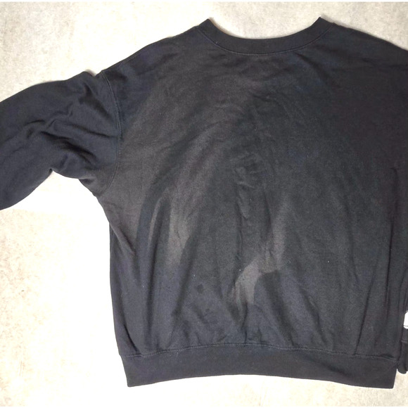 Retro Tom and Jerry Crew Neck Long Sleeve Pullover Sweatshirt Adult XL Black - Picture 9 of 9